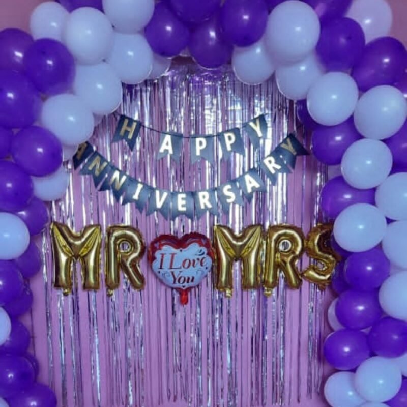 Happy Anniversary Balloon Decoration