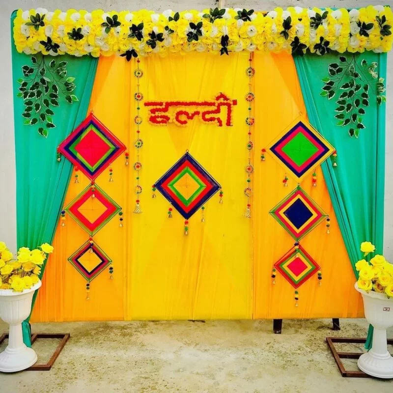 Wedding Haldi Decoration