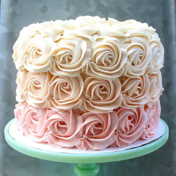 Heavenly Rose Cake