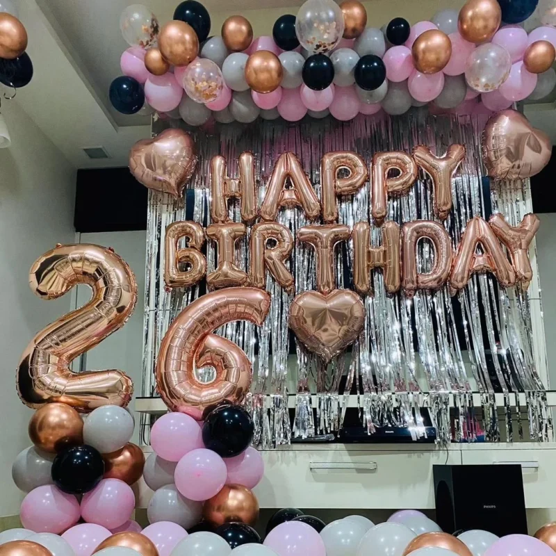 Birthday Wall Balloon Decoration