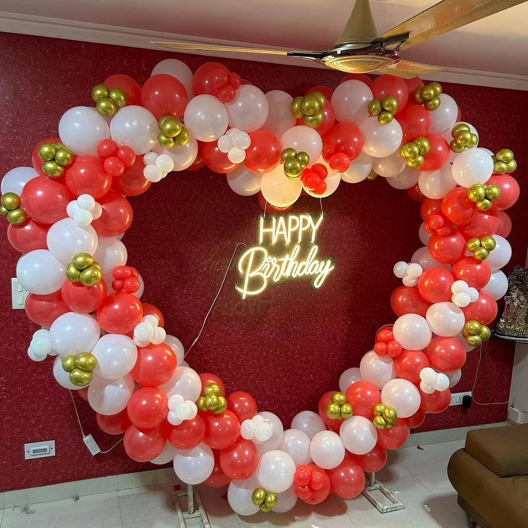 Birthday Decoration For Heart Shape