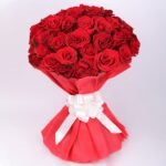 For Someone Special Red Roses in Red Packing