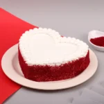 Heart Shaped Red Velvet Cake