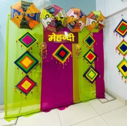 Mehandi Backdrop Decoration