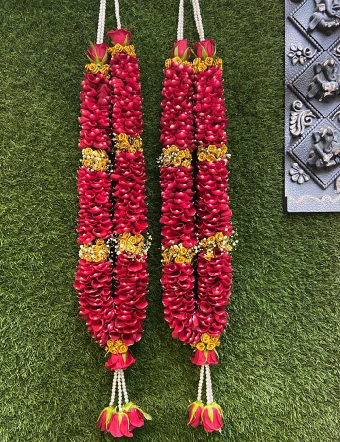 Red rose Petals Varmala