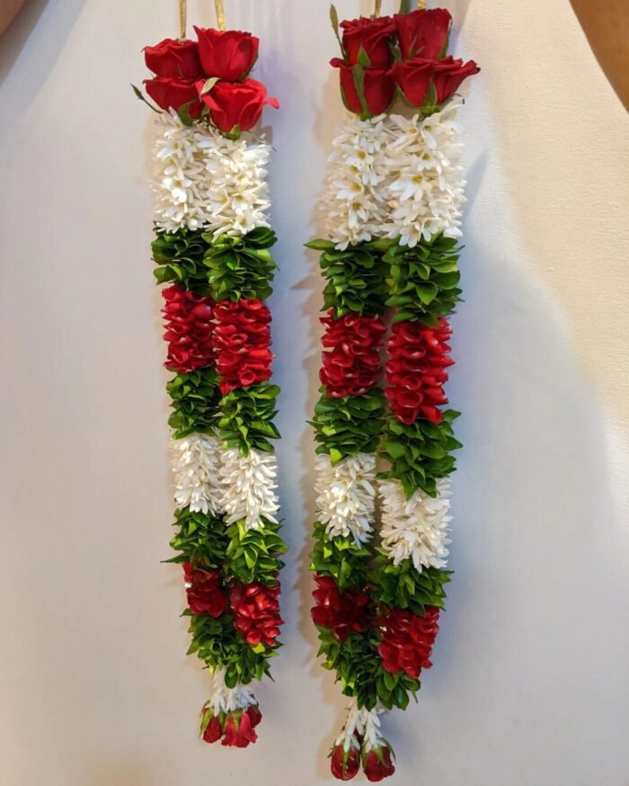 Rajnigandha Red Rose Petals Varmala