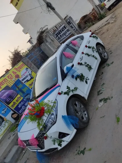 Wedding Car Decoration Roses