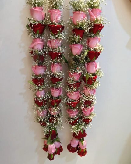 Pink And Red Rose Jaimala