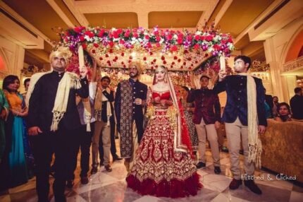 bride entry phoolon ki chadar