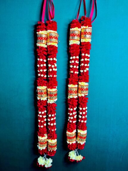 Red Rose And Mogra Jaimala Garland