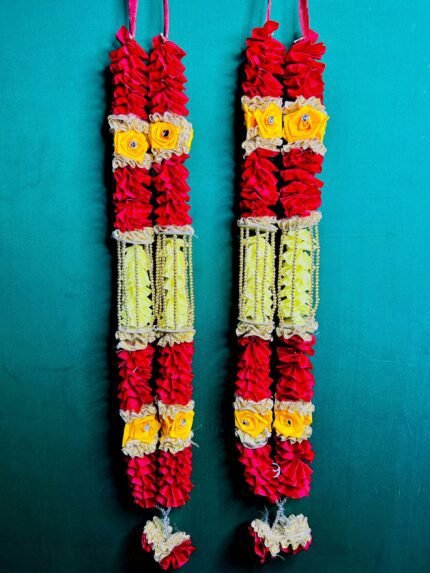 Red and White Jaimala and varmala
