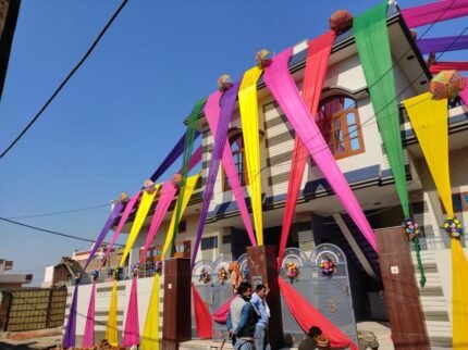 Simple chunni house decoration Delhi, Noida, Gurgaon