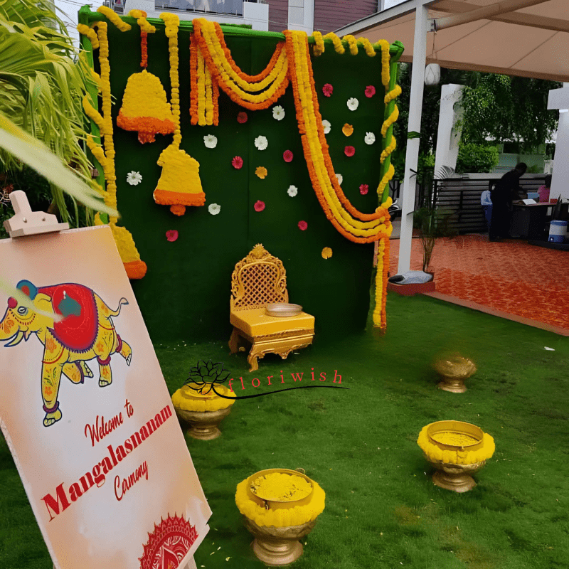 mehndi decoration at home near me