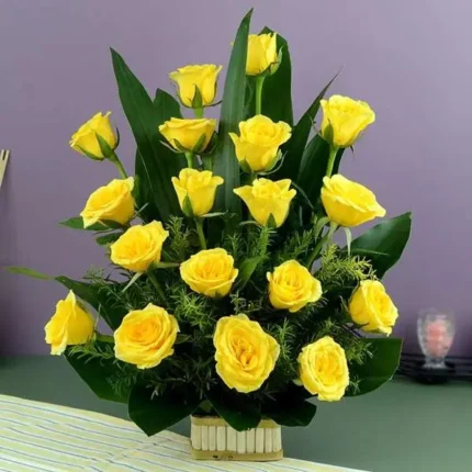 Yellow Blossom in a Basket