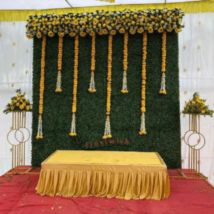 Royal Haldi Backdrop Decoration
