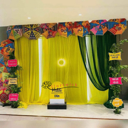 Trendy Haldi Setup
