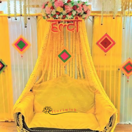Home Flower Decoration for Haldi