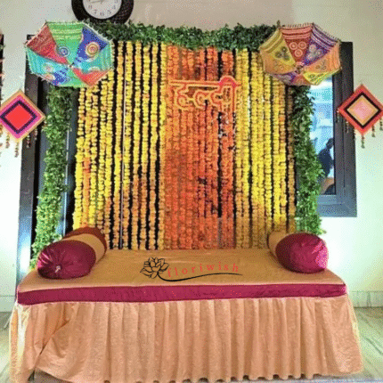 Haldi Background Decoration