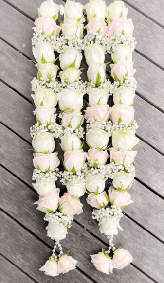 Same Day Fresh Flower Varmala Garland haar Delivery Delhi