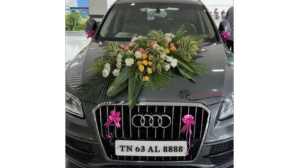 Wedding Car Decoration With Flowers